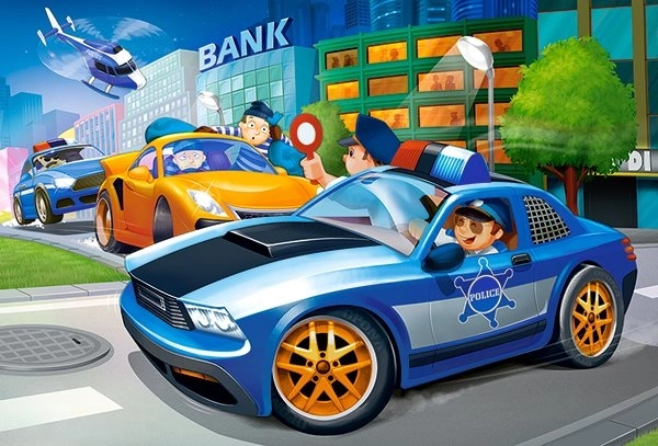 Puzzle Policajný Zásah MAXI 40 dielikov