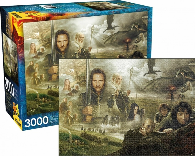 AQUARIUS Puzzle Pán Prsteňov 3000 dielikov