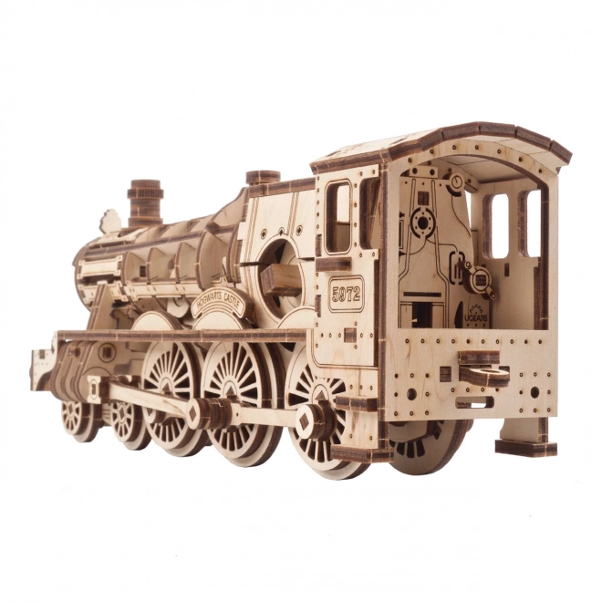 3D drevený mechanický model Harry Potter Rokfortský expres