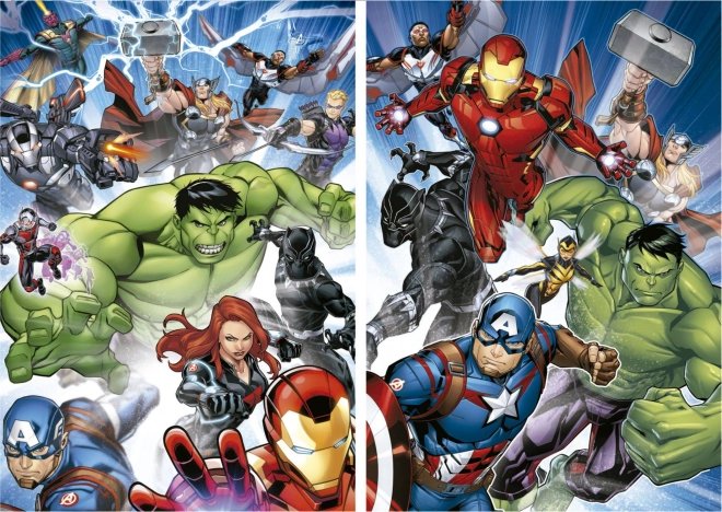 Puzzle Avengers 2x100 dielikov