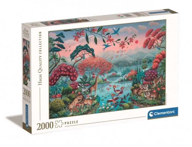 Clementoni: Puzzle 2000 dielikov - Pokojná džungľa