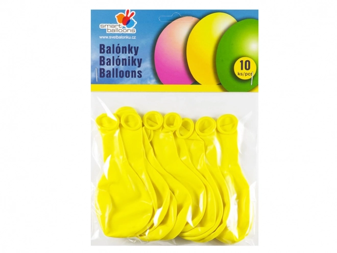 Nafukovacie balóniky žlté 10 ks