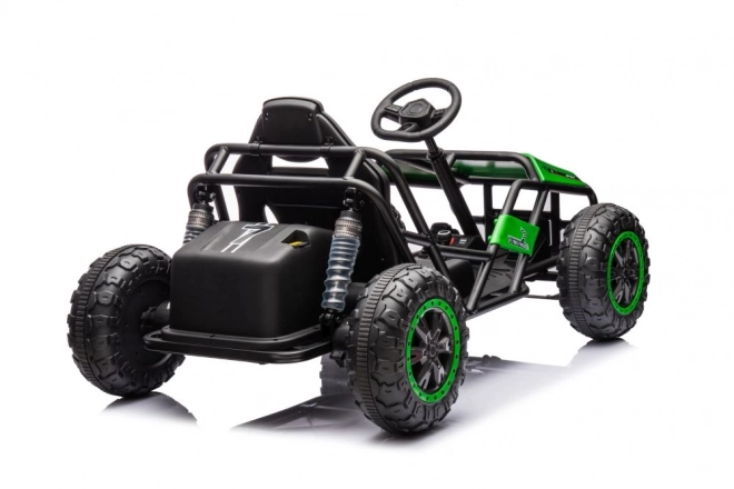 Auto na akumulátor buggy zelene 24V