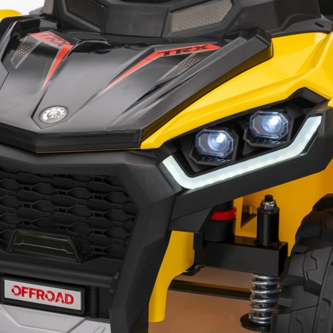 Žltá športová detská štvorkolka TX ATV
