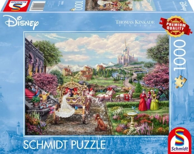 Puzzle Popelka: Šťastně až navěky 1000 dielikov