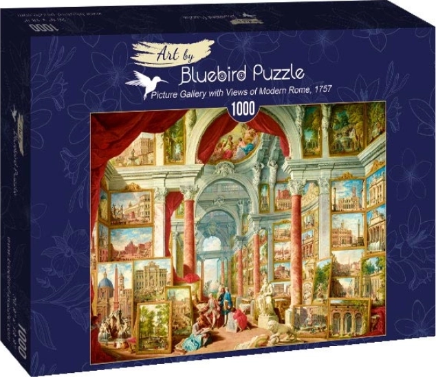 Puzzle Obrazáreň s výhľadmi na moderný Rím 1000 dielikov