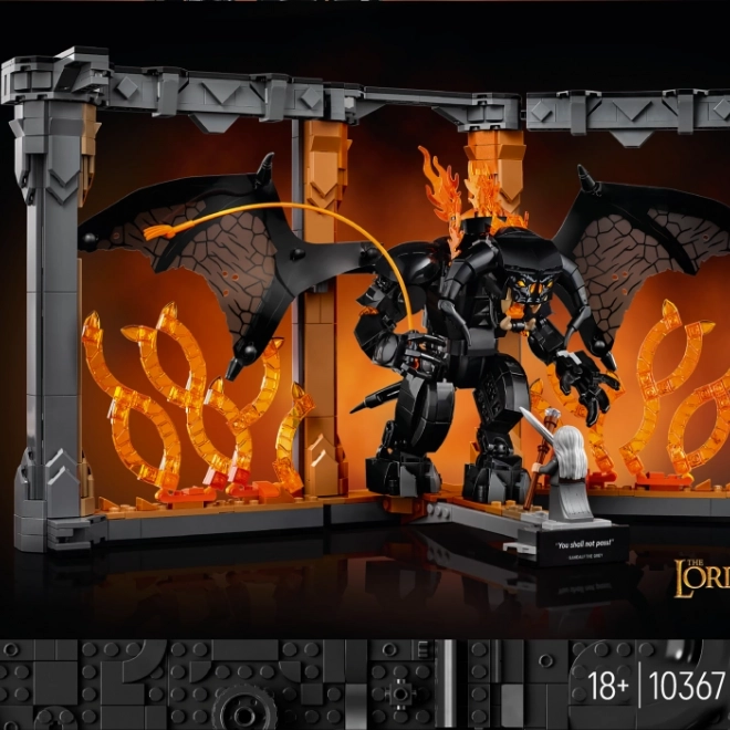 LEGO Ikony Knižná zarážka: Pán prsteňov – Balrog