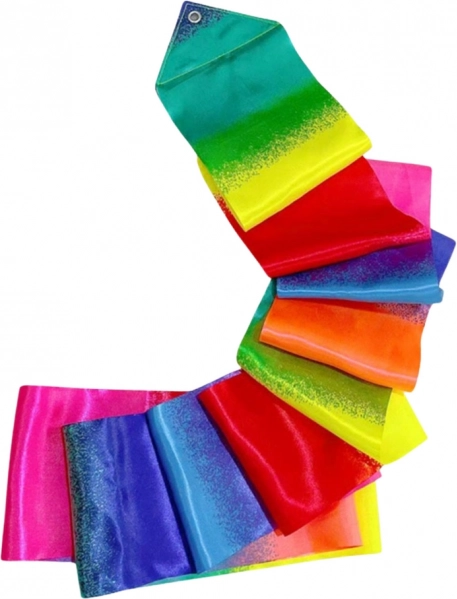 Farebná gymnastická stuha na tanec a cvičenie 205 x 5 cm