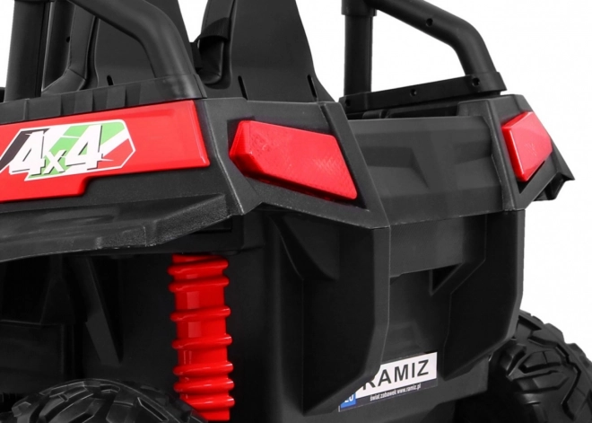 Detské elektrické auto 4x4 s čalúnením, MP3 a svetelnými efektmi