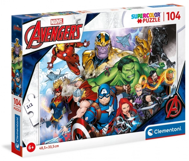 Puzzle Marvel: Avengers 104 dielikov