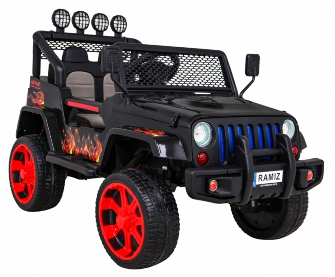 Autko Terenové Raptor Drifter S Plameňmi