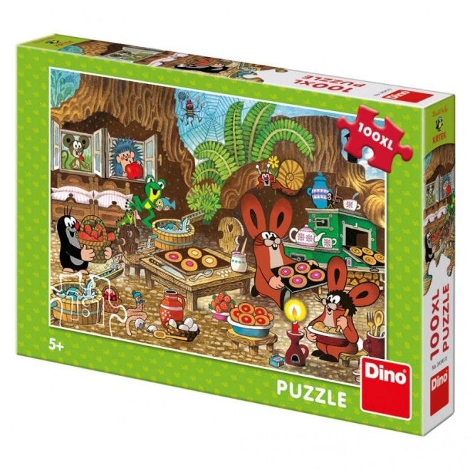 Puzzle Krtek v kuchyni XL 100 dielikov