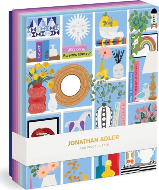 Galison puzzle Jonathan Adler - Shelfie 1000 kúskov