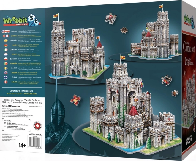 3D Puzzle Hrad Kamelot