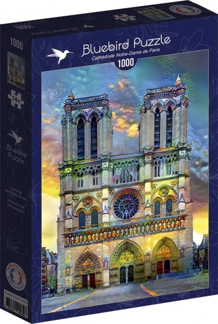 Puzzle Bluebird Katedrála Notre-Dame, Paríž, 1000 dielikov