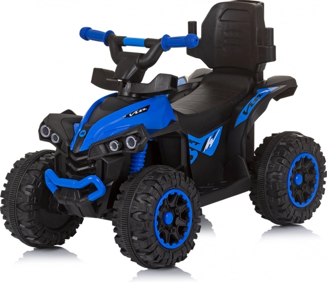 Chipolino odrážadlo s baldachýnom a vodiacou tyčou ATV modré