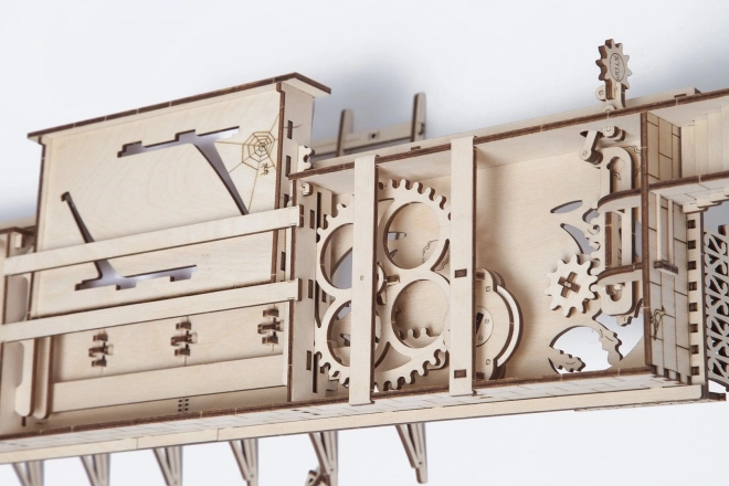 Ugears 3D puzzle - Železničná stanica 196 dielikov