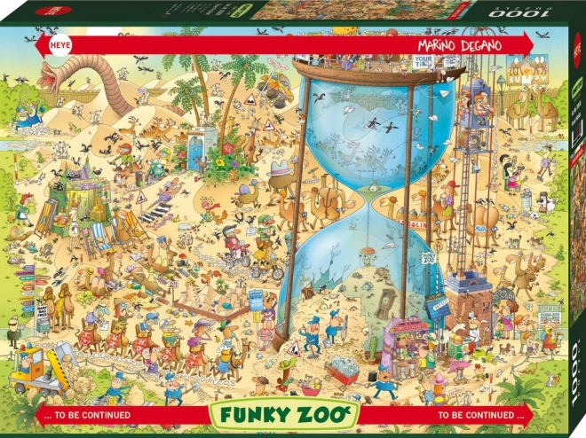 Heye puzzle šialená zoo: púštna expozícia