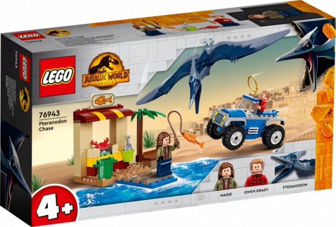 Lego Jurassic World prenasledovanie pteranodóna