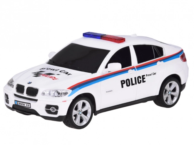 Športové policajné auto BMW X6 na diaľkové ovládanie