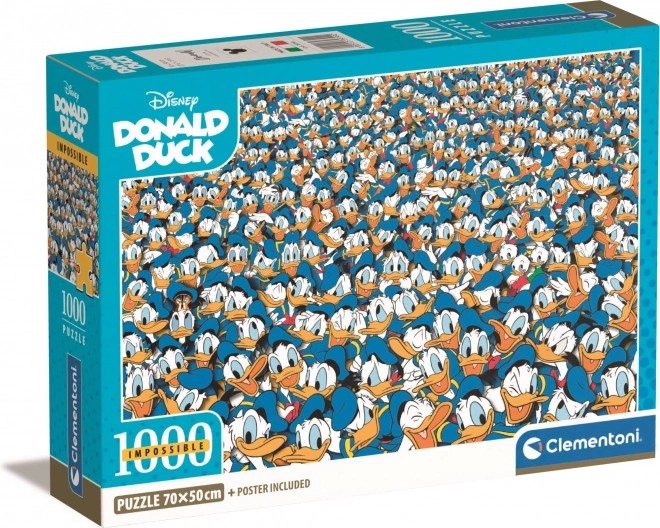 Clementoni Puzzle Impossible: Kačer Donald 1000 Dielikov