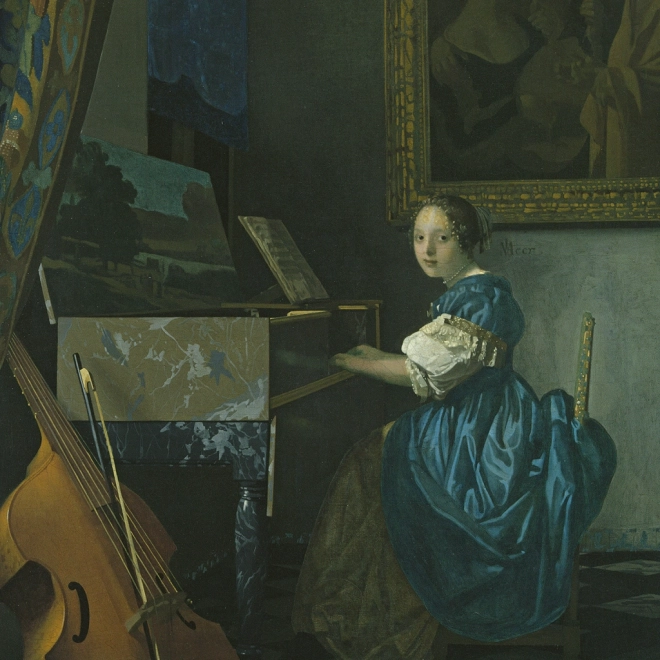Poznámkový kalendár Johannes Vermeer 2026