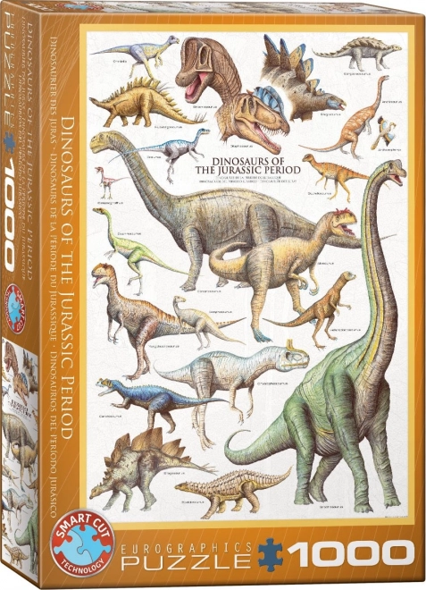 Eurographics Puzzle Dinosauři z Jurského období 1000 dílků