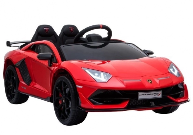 Auto na akumulátor lamborghini aventador červené