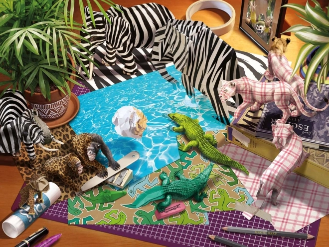 Ravensburger - Puzzle 2D 1500 Kusov: Origami Dobrodružstvo