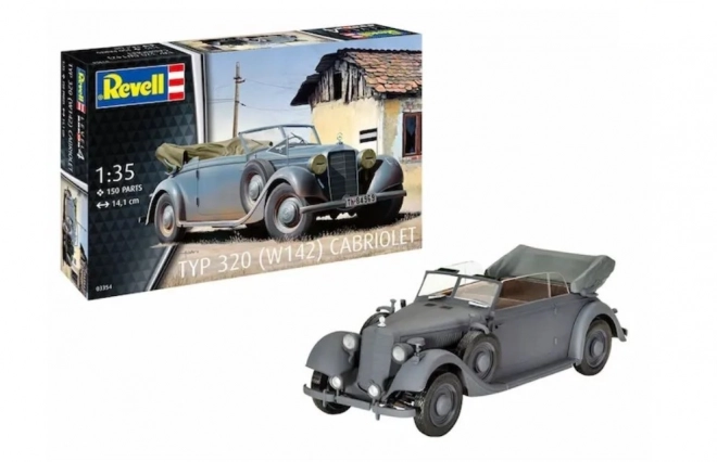 Plastikový model mercedes-benz 320 cabriolet 1/35