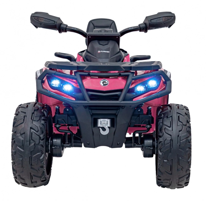 Ružová štvorkolka Can-Am Outlander ATV