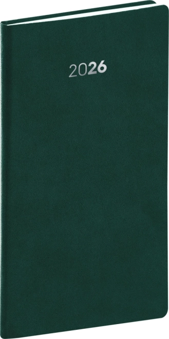 Vreckový diár Balakon zelený 2026 9 x 15,5 cm