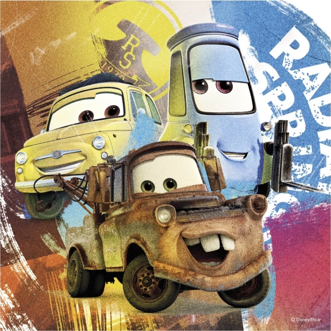 Autá Puzzle Priatelia 3x55 dielikov