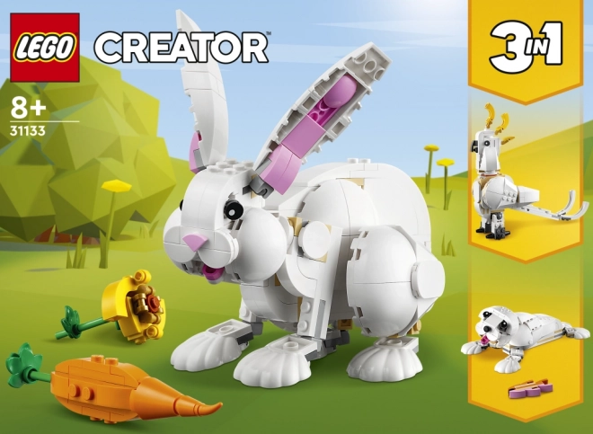 Lego Creator 3 v 1 Biely králik