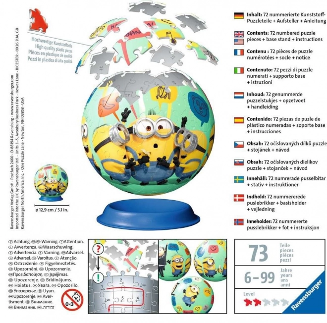 Ravensburger 3D Puzzleball Mimoni 2