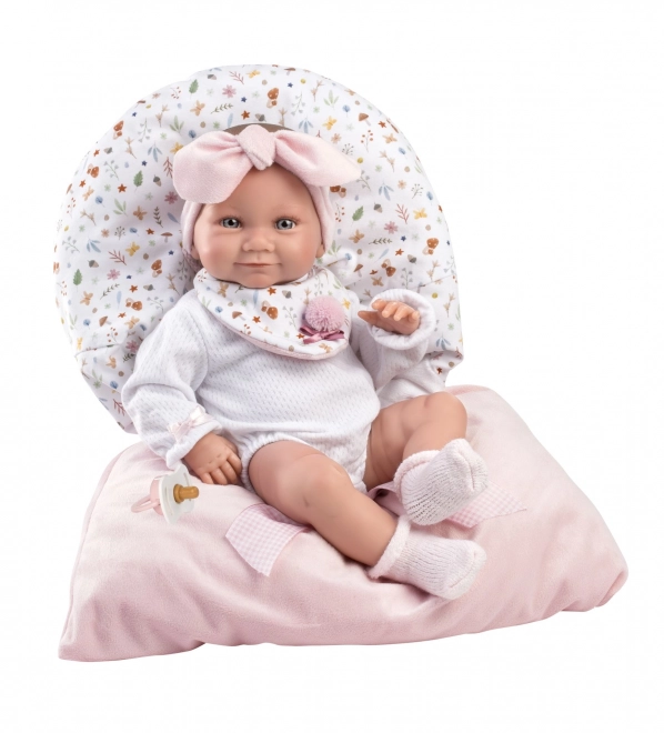 Llorens 73901 NEW BORN BABY - realistická bábika s celovinylovým telom - 40 cm