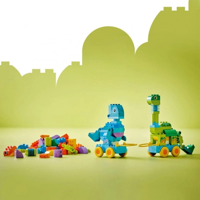 Stavebnica LEGO DUPLO 3 v 1: Dinosaury na Kolieskach
