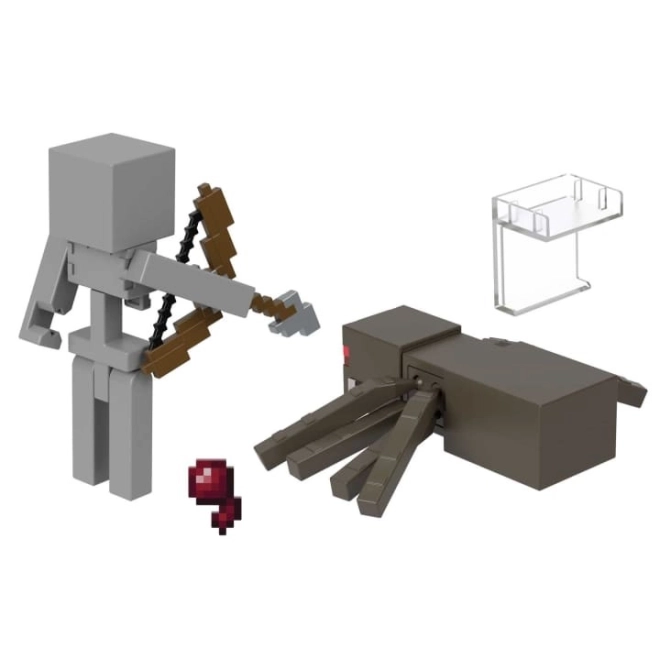 Figúrka Minecraft Skeleton a Spider