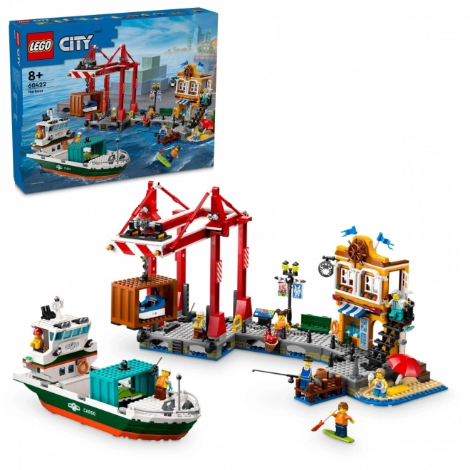 Lego City Prístav s nákladnou loďou