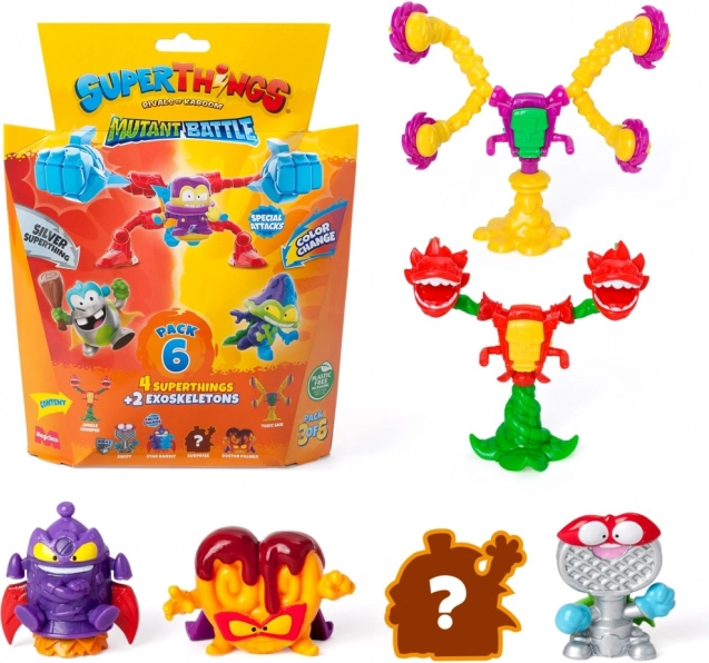 Figúrka SuperThings Mutant Battle 6 ks