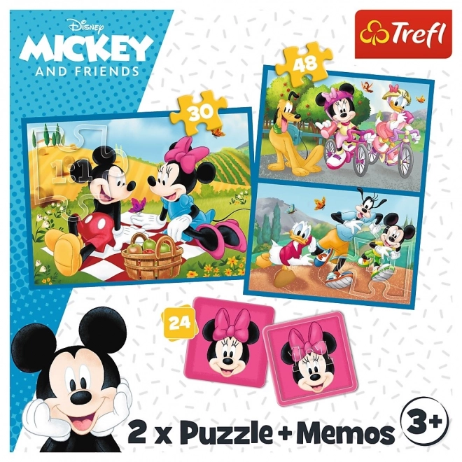 Puzzle a memo hry Spoznaj hrdinov Disney