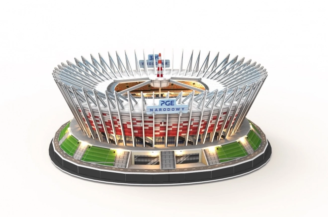 Puzzle 3D PGE Narodowy LED verzia