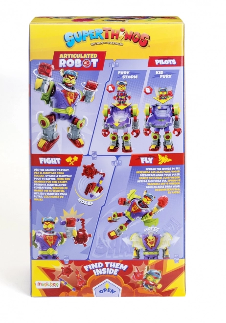 Figúrka robota SuperThings - Superbot Fury Storm