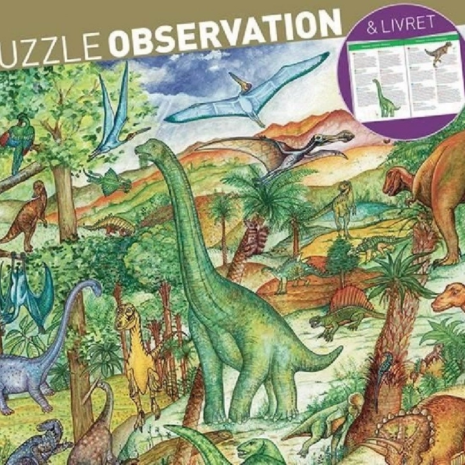 Djeco puzzle Dinosaury 100 dielikov