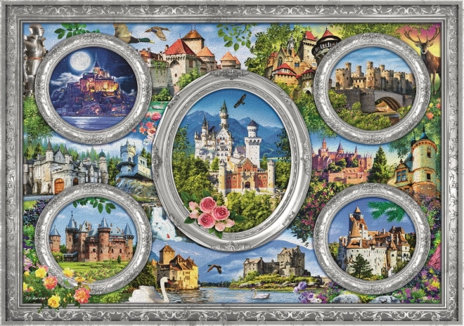 Puzzle Svetové zámky 1000 dielikov