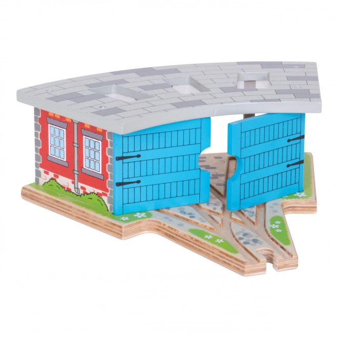 Bigjigs Rail Trojité depo