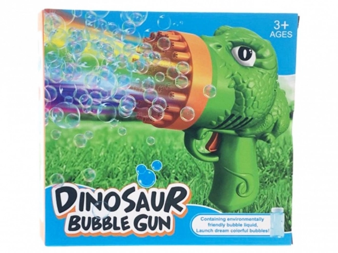 Pištoľ na mydlové bubliny Dino