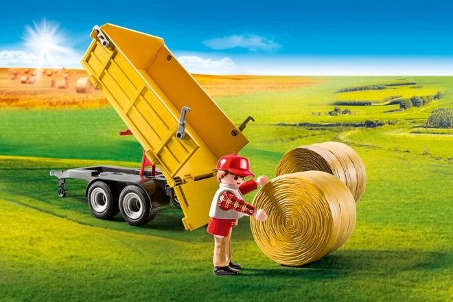 Súprava figúrok zem 9317 Traktor s prívesom