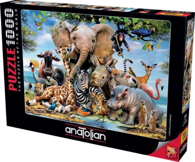 Puzzle Africký úsmev 1000 dielikov