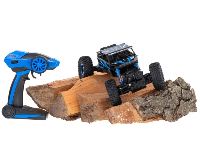 RC Rock Crawler HB z diaľkovým ovládaním 1:18 modrý – Modrá